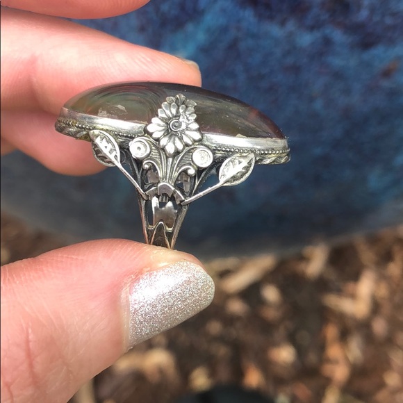 Vintage Starling silver ring size 6 - Picture 4 of 8
